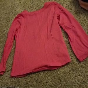 Girls pink long sleeve